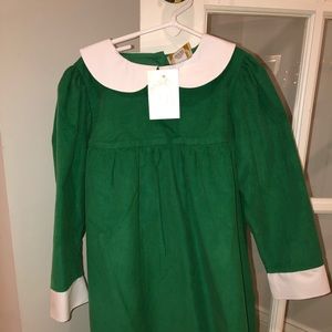 The Beaufort Bonnet Company green dress, new with tags, girls size 8